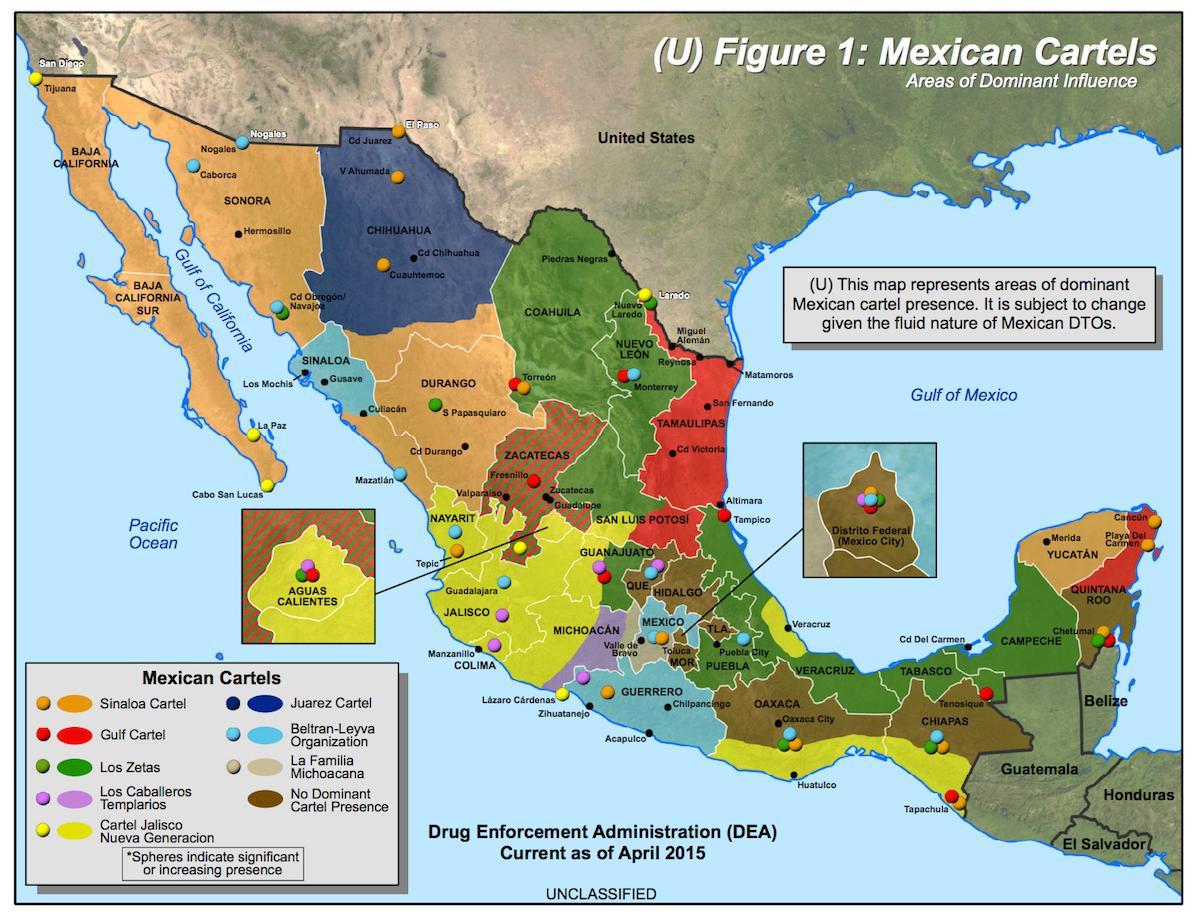 멕시코 지도