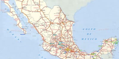 지도 멕시코의 운전