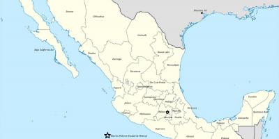 국의 멕시코 지도